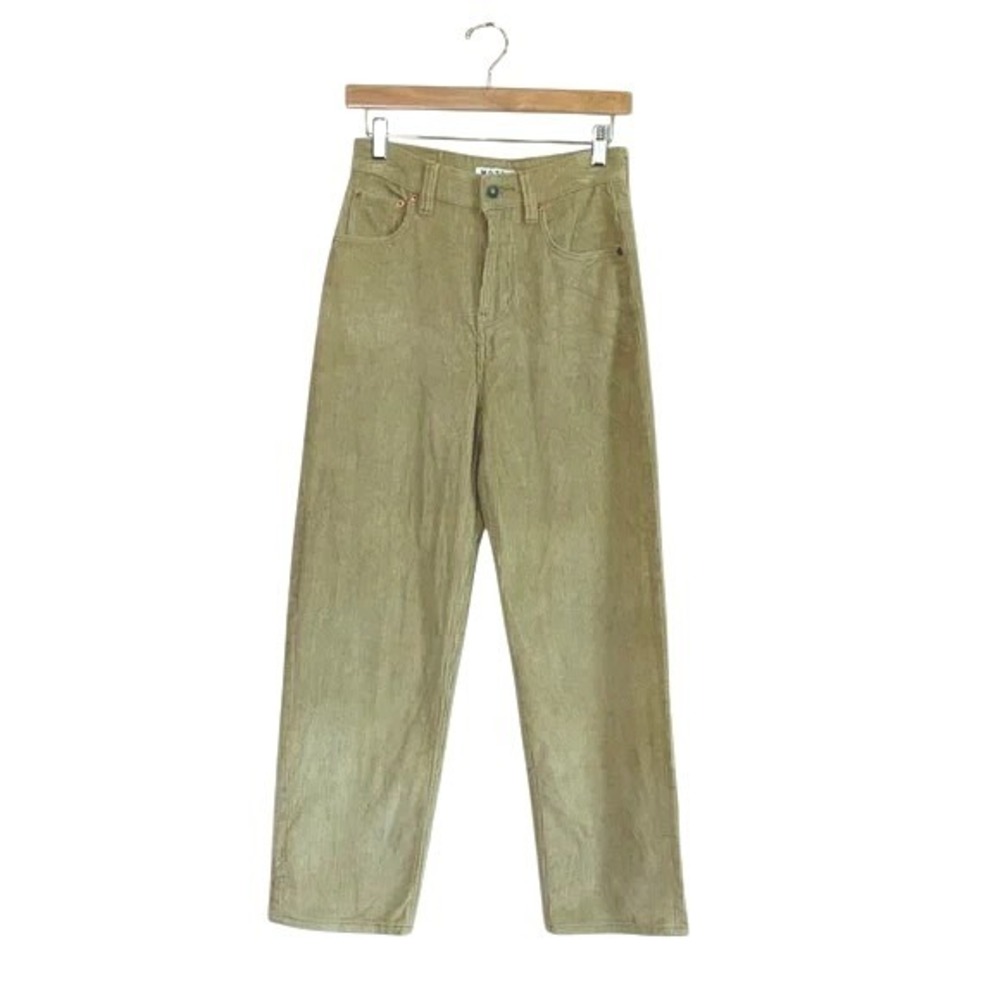 MOTEL Denim Size XS Camel Cotton Corduroy High Waist Wide Leg Trouser Pants Cozy